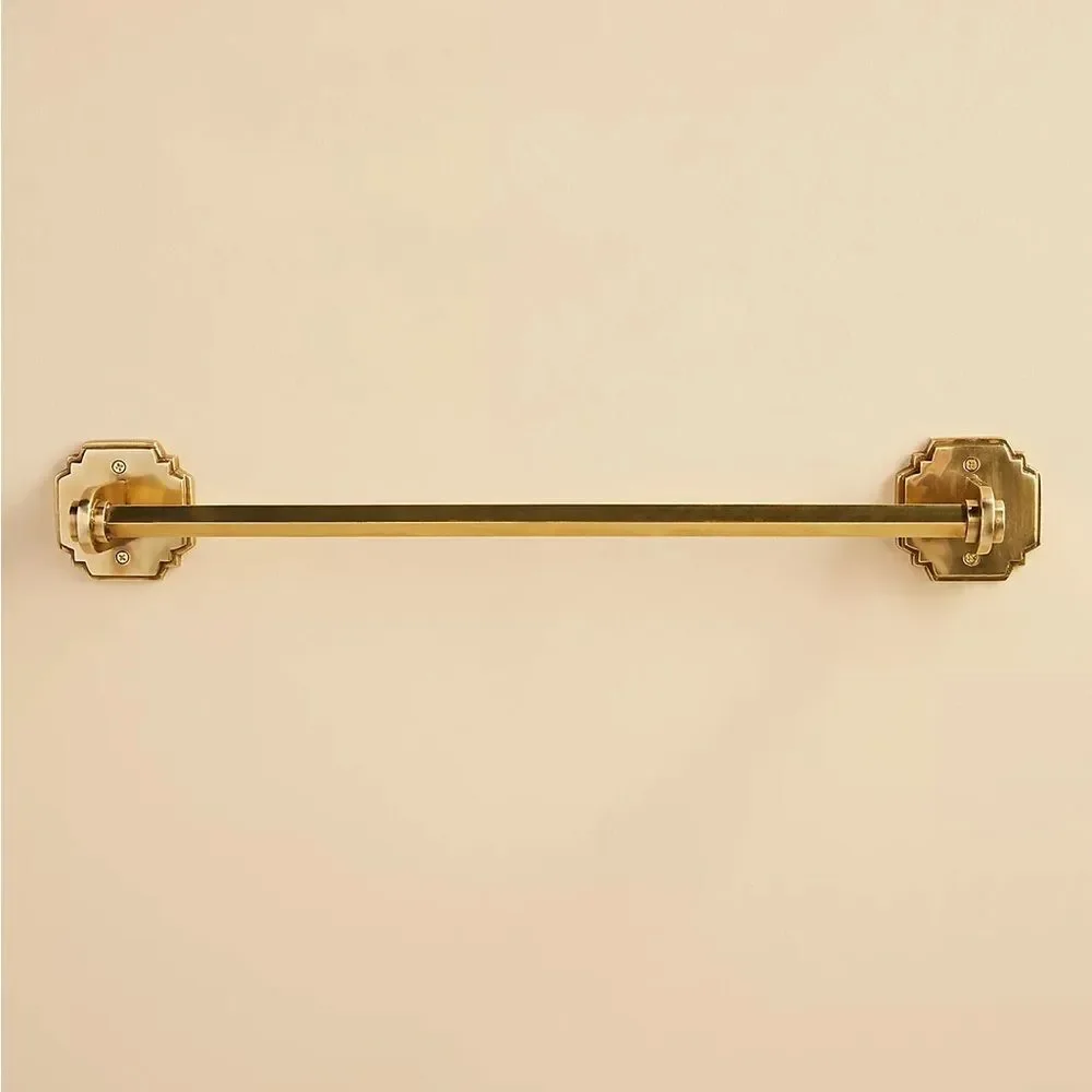 New Anthropologie Raina Brass Towel Bar